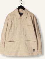 SCOTCH & SODA Surchemise ROBE JACQUARD TWILL OVERSHIRT JACKET en beige SCOTCH & SODA Surchemise ROBE JACQUARD TWILL OVERSHIRT JACKET en beige - medium