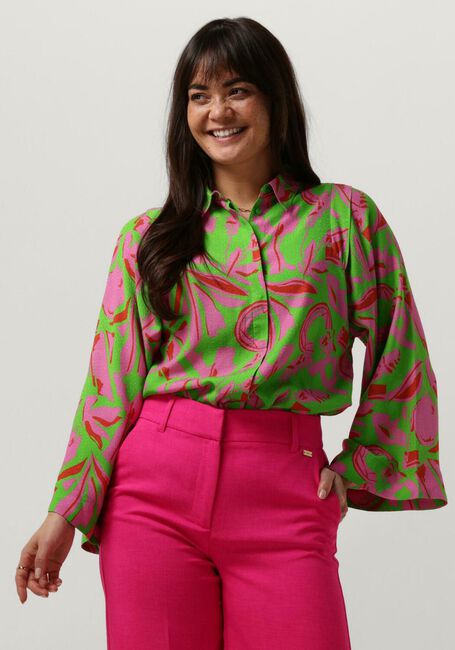 POM AMSTERDAM AFRIQUE BLOUSE Blouses en vert - large