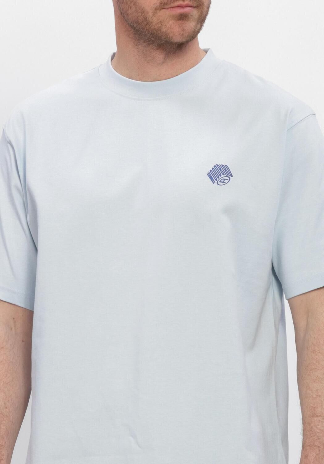 WOODBIRD T-shirt WBBAINE CARP TEE en bleu - large