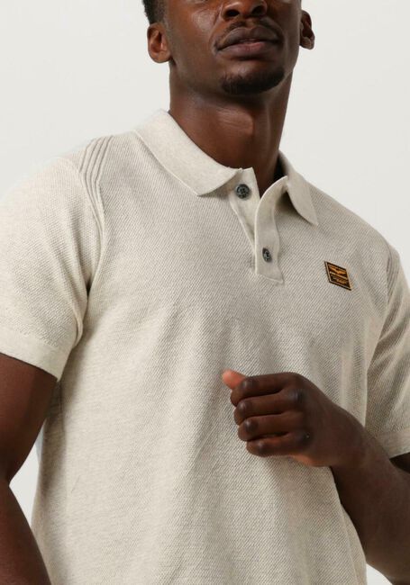 PME LEGEND Polo SHORT SLEEVE POLO KNITTED en beige - large