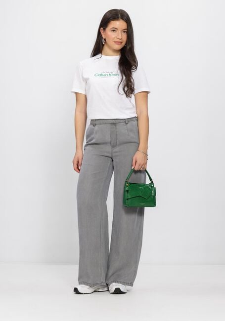 Witte CALVIN KLEIN T-shirt SS CLASSIC CK NYC LOGO TEE - large