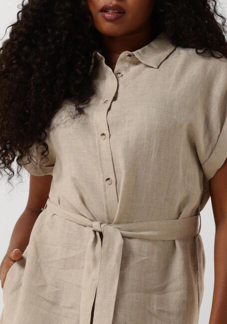 CIRCLE OF TRUST Robe midi CHARISSA DRESS en beige - large