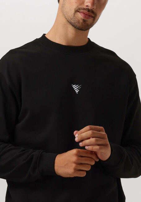 Zwarte PURE PATH Sweater LOOSE FIT SWEATERS CREWNECK305 - large