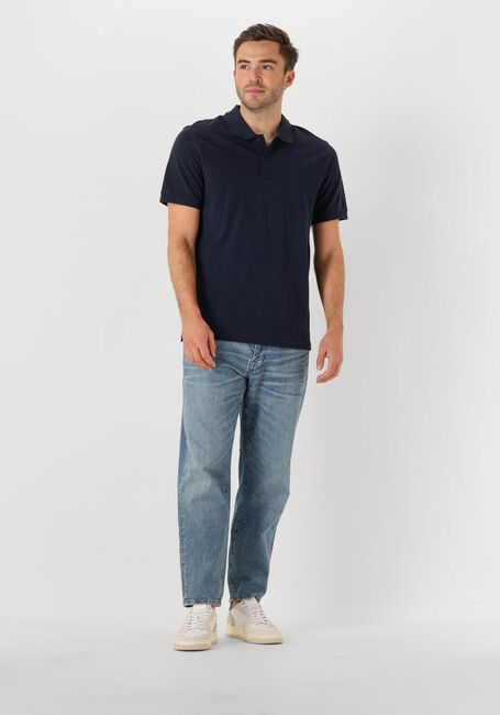 SCOTCH & SODA Polo LOGO PIQUE POLO Bleu foncé - large