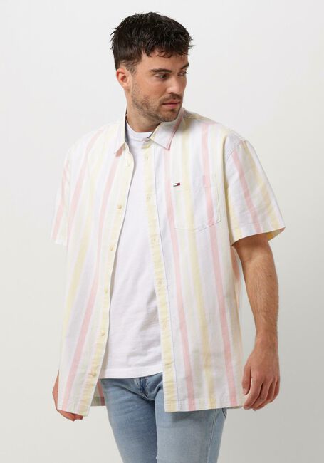 TOMMY JEANS Chemise décontracté TJM CLSC BOLD STRIPE SHIRT en blanc - large