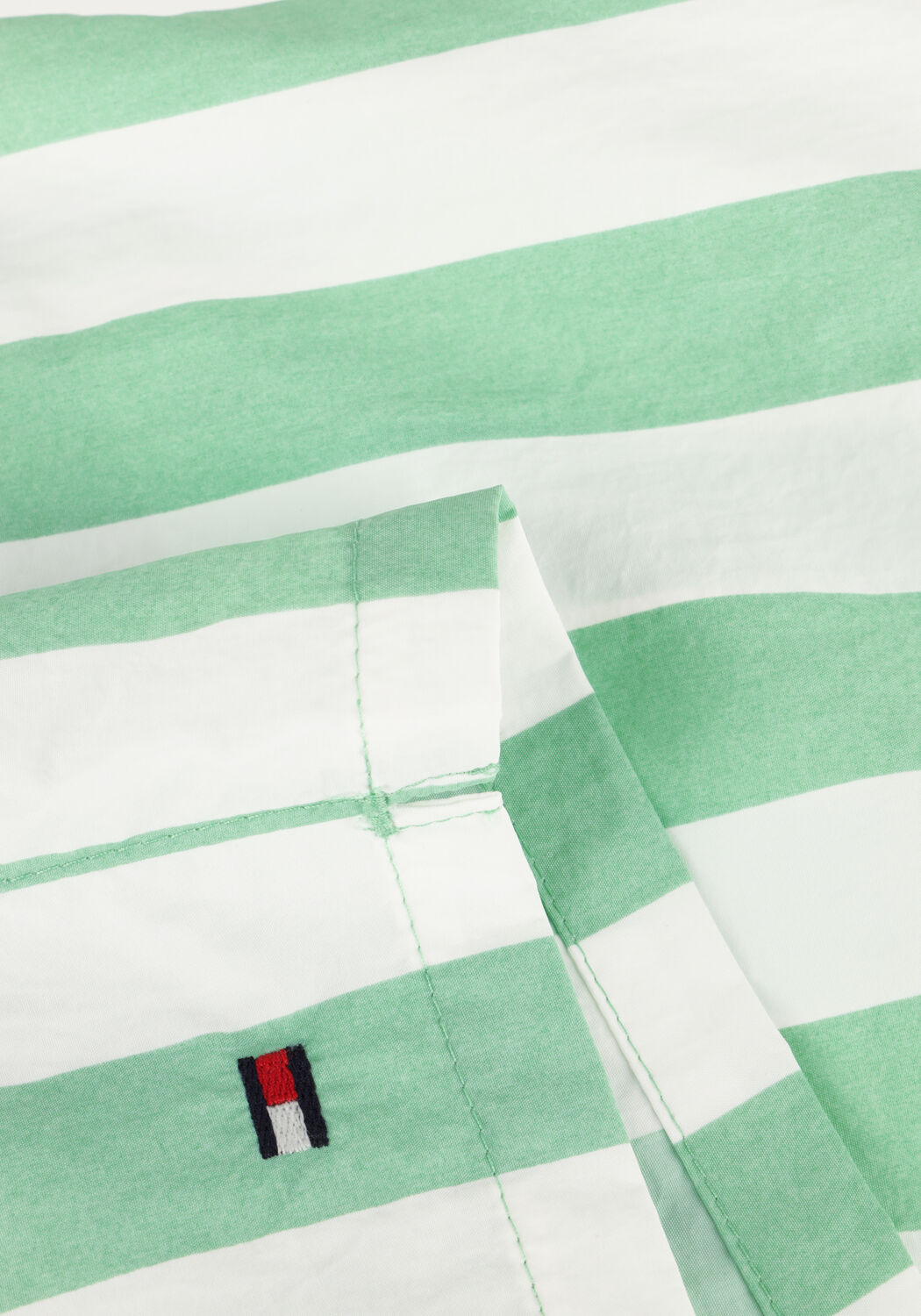 TOMMY HILFIGER Shorts de bain MEDIUM DRAWSTRING PRINT en vert - large