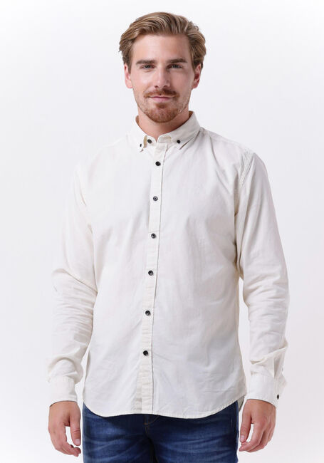 DSTREZZED Chemise décontracté BUTTON DOWN SHIRT BABYCORD en blanc - large
