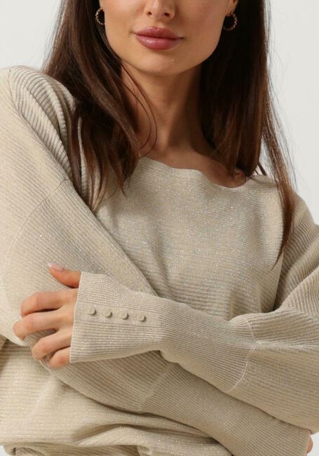 Zand NUKUS Trui BATWING PULLOVER LUREX - large