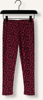 DAILY BRAT Legging LEOPARD TIGHTS DARK PINK en rose DAILY BRAT Legging LEOPARD TIGHTS DARK PINK en rose - medium