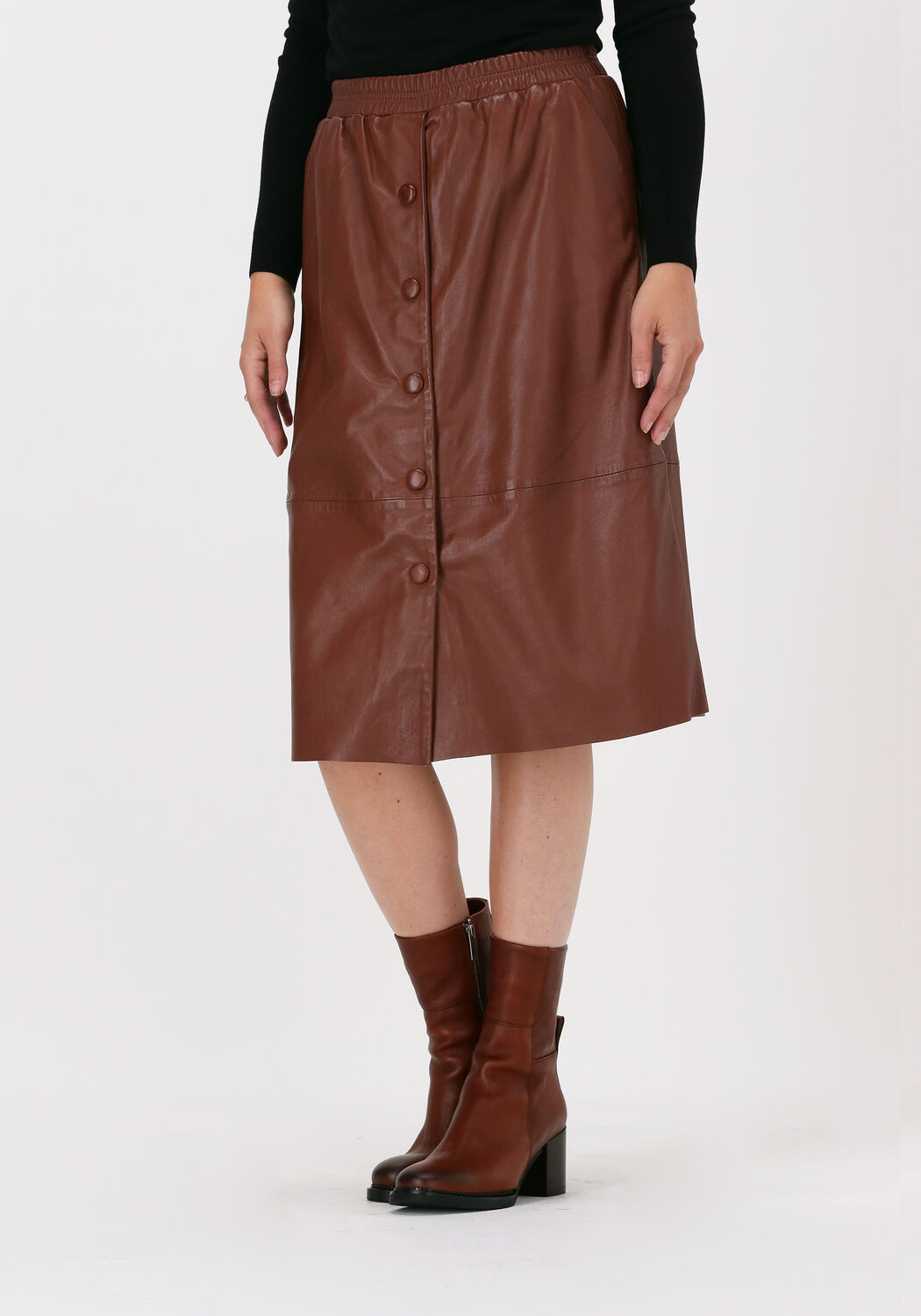 Summum leren rok best sale