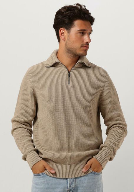 SAINT STEVE Col roulé LIAM en beige - large