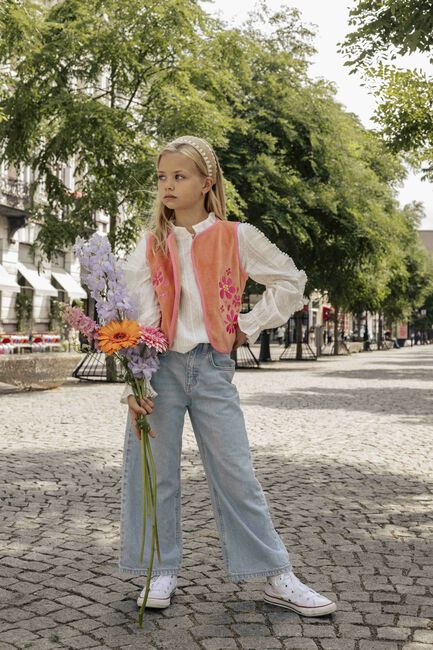 AMMEHOELA Gilet AM-EMMY-22 en rose - large