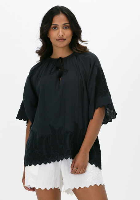 Grijze SISSEL EDELBO  SANDRA ORGANIC COTTON BLOUSE - large