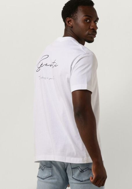 GENTI T-shirt J9041-1223 en blanc - large