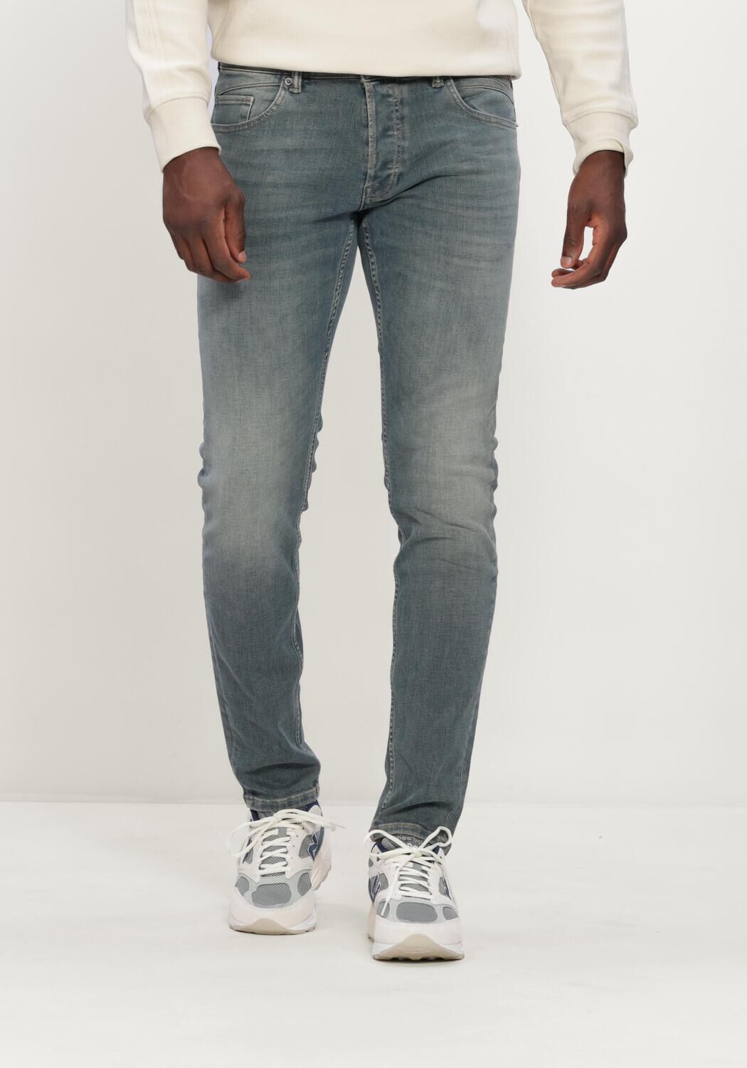 Lichtblauwe CAST IRON Slim fit jeans SHIFTBACK TAPERED - large