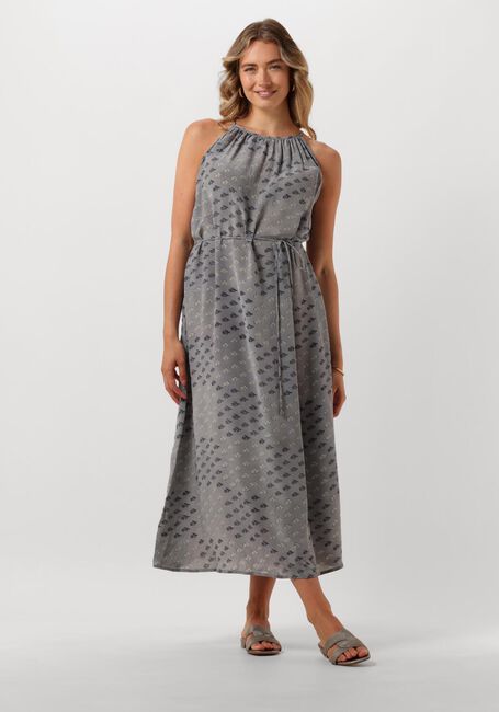 SISSEL EDELBO Robe midi MERIDA SILK STRAP DRESS en beige - large