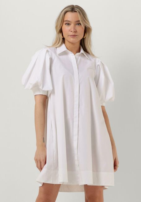 EST'SEVEN Mini robe EST’POPLIN DRESS VIN en blanc - large