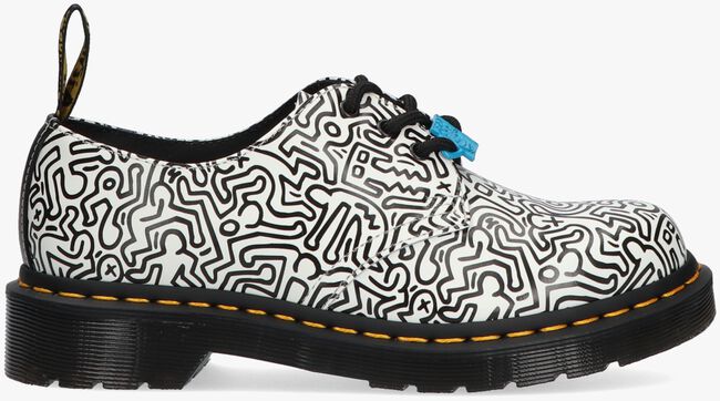 DR MARTENS Chaussures à lacets 1461 KEITH HARING en blanc - large