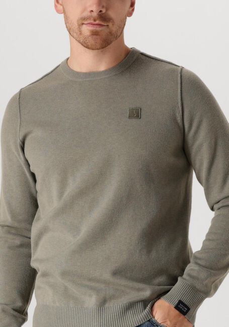 BUTCHER OF BLUE Pull CLIFDEN CREW en vert - large