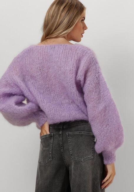 AMERICAN DREAMS Pull MILANA LS MOHAIR KNIT Lilas - large