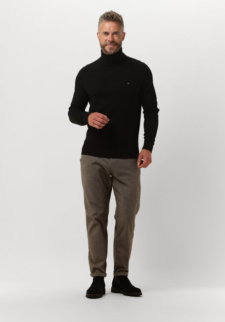 TOMMY HILFIGER Col roulé PIMA ORG CTN CASHMERE ROLL NECK en noir - large