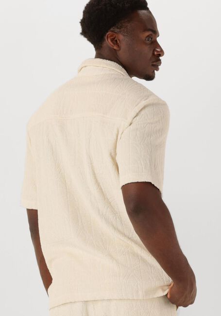 SHIWI Chemise décontracté MEN TED SHORT SLEEVE GEO SUN en beige - large