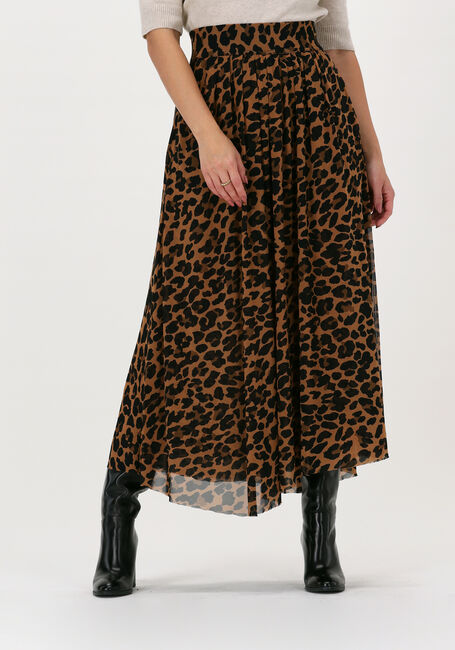 VANILIA Jupe maxi LEO MESH SKIRT en camel - large