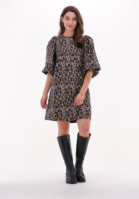 CO'COUTURE Mini robe YOYO ANIMAL DRESS en marron - large