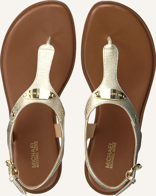 Gouden MICHAEL KORS Sandalen MK PLATE THONG Gouden MICHAEL KORS Sandalen MK PLATE THONG - large