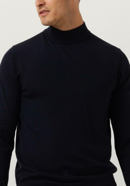 Donkerblauwe PROFUOMO Trui PULLOVER MOCK - large