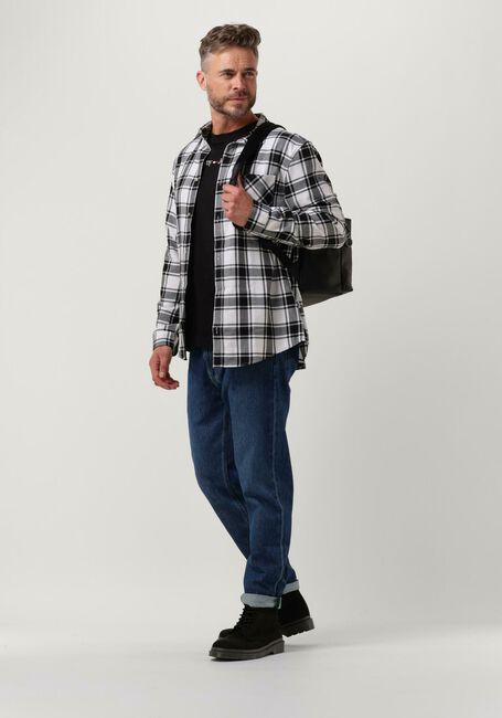 Witte TOMMY JEANS Casual overhemd TJM CHECK FLANNEL SHIRT - large