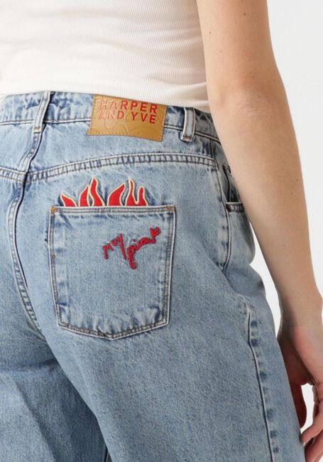 HARPER & YVE Straight leg jeans YVE-PA PICANTE Bleu clair - large