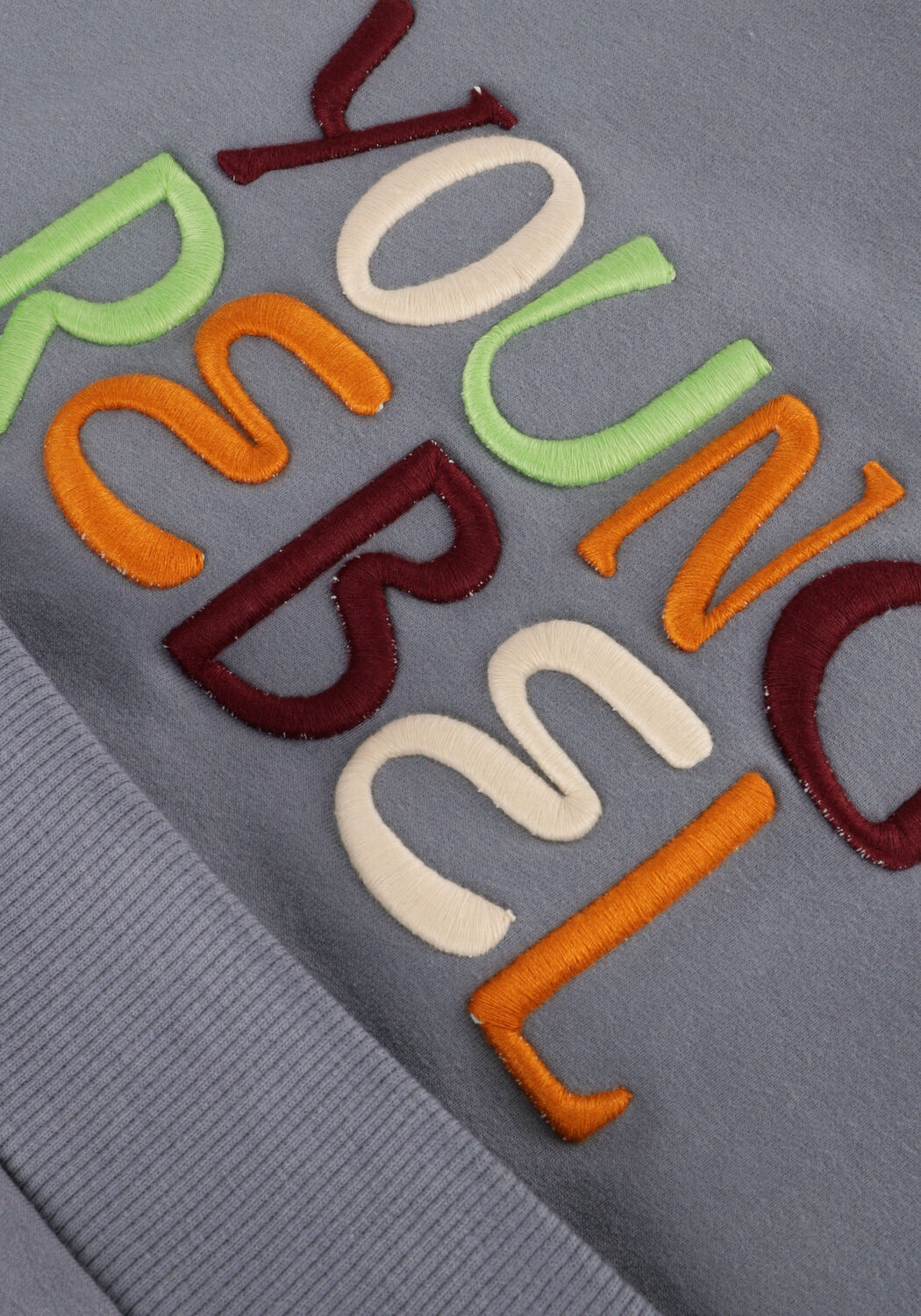 YOUR WISHES Chandail SOLID WIDE SWEATER en gris - large