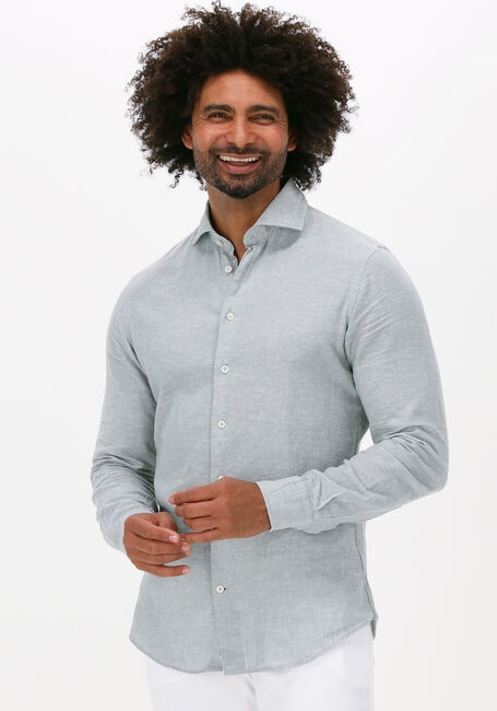 PROFUOMO Chemise décontracté HARTGER W COTTON-LINNEN en vert - large