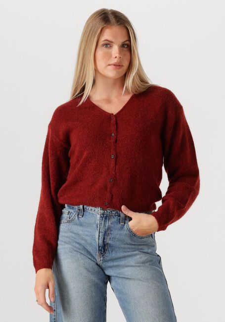 Bordeaux MSCH COPENHAGEN Vest MSCHMILANIA HOPE CARDIGAN - large