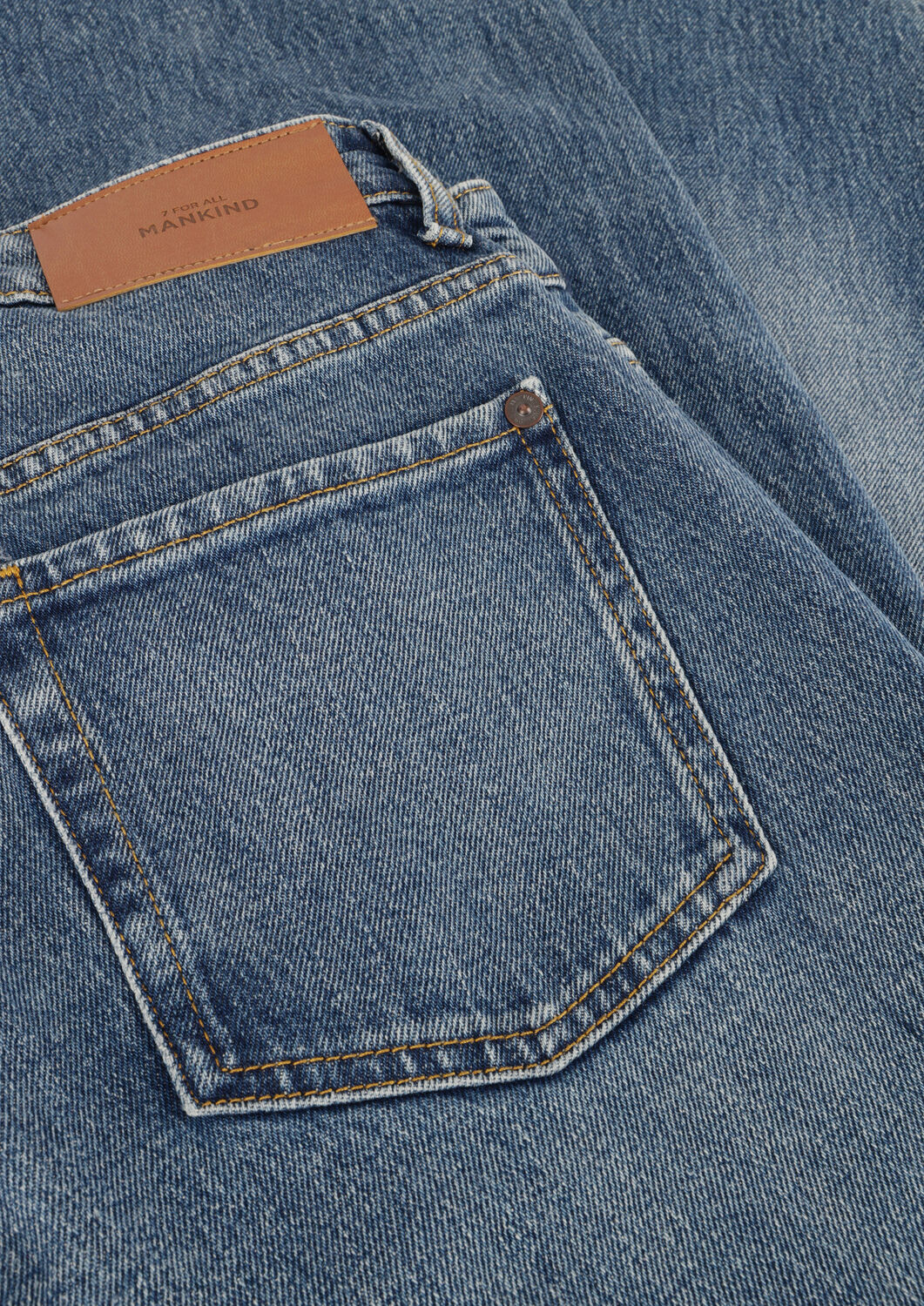 7 FOR ALL MANKIND Straight leg jeans CALIE STRAIGHT JASPER en bleu - large