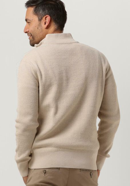 SELECTED HOMME Pull RODNEY LS HIGH NECK HALF ZIP W Blanc - large