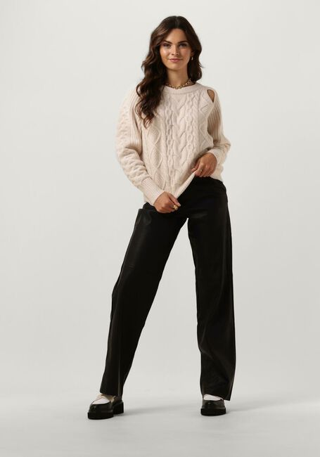 CO'COUTURE Pull NEW ROW CABLE KNIT Écru - large