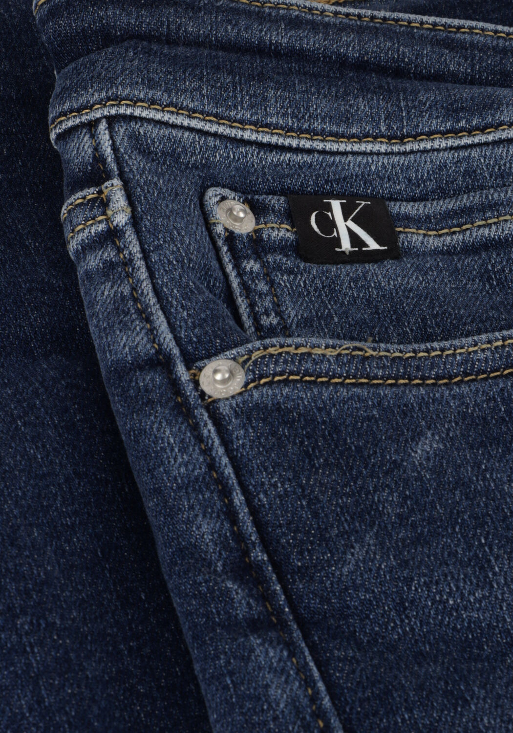 CALVIN KLEIN Skinny jeans SKINNY Bleu fonc&eacute; - large