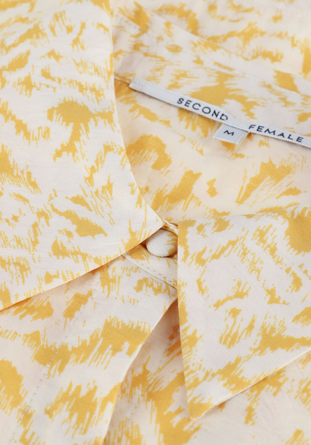 SECOND FEMALE Mini robe BELLADONNA NEW DRESS en jaune - large