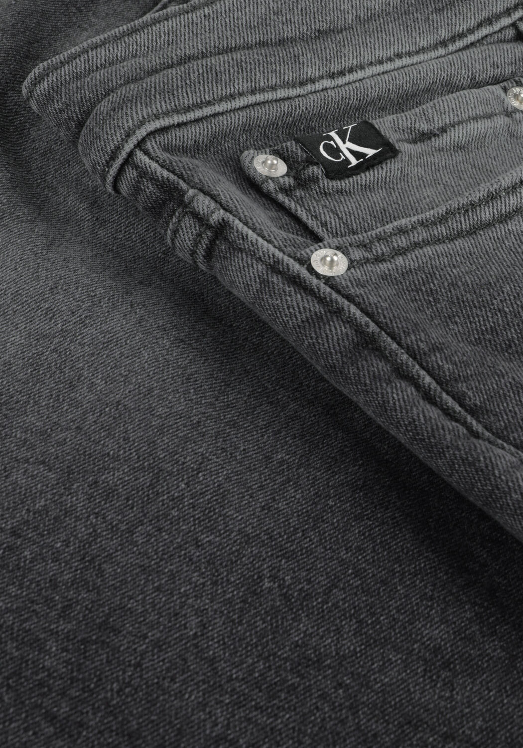 Donkergrijze CALVIN KLEIN Jeans SLIM SHORT - large