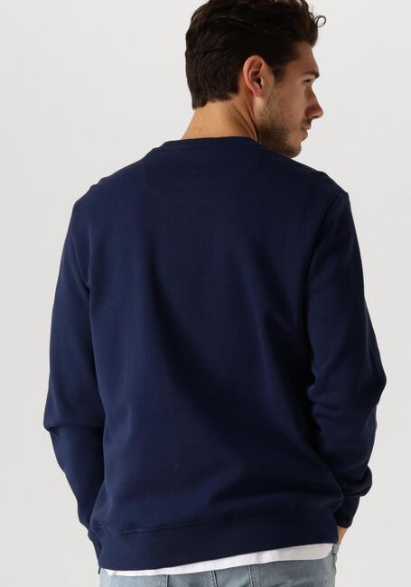Donkerblauwe PME LEGEND Trui CREWNECK PIQUE DOUBLE FACE SWEAT - large