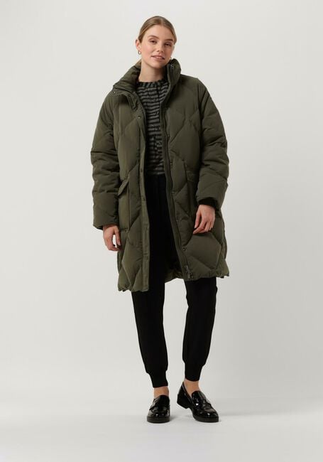 Donkergroene MODSTRÖM Gewatteerde jas SCARLETT JACKET - large