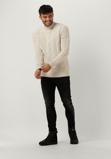PUREWHITE Pull MOCKNECK KNIT WITH CABLE DETAILS Blanc - large