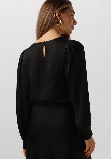 SUMMUM Haut TOP LONG SLEEVES SILKY TOUCH en noir - large