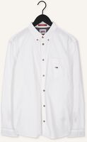 Witte TOMMY JEANS Casual overhemd TJM ESSENTIAL LIGHT TWILL SHIRT Witte TOMMY JEANS Casual overhemd TJM ESSENTIAL LIGHT TWILL SHIRT - medium