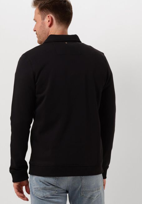 PME LEGEND HALF BUTTON COLLAR SOFT BRUSHED FLEECE Pulls & Gilets en noir - large