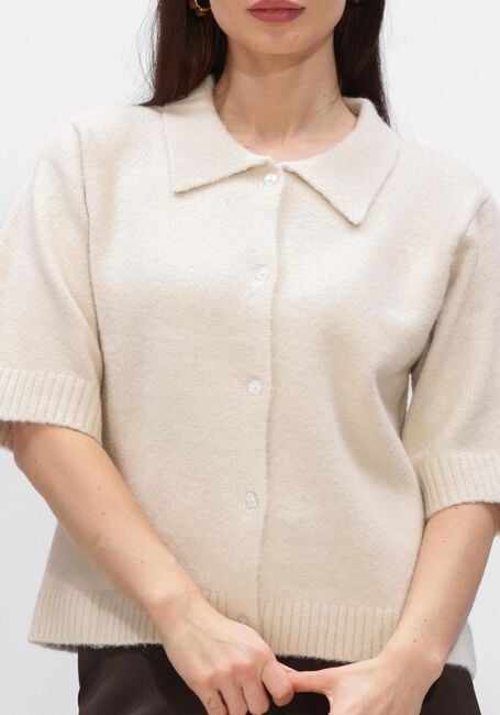 Creme NEO NOIR  CUNNA KNIT BLOUSE - large