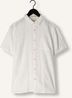 Witte SCOTCH & SODA Casual overhemd SHORT SLEEVE LINEN SHIRT Witte SCOTCH & SODA Casual overhemd SHORT SLEEVE LINEN SHIRT - medium