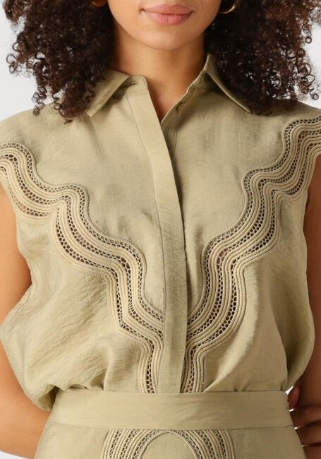 COPENHAGEN MUSE Haut COLE SHIRT en beige - large